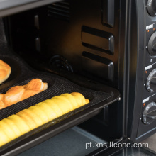 Gosta de moldes de bolo de silício de pão quadrado sem bastão